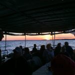 picture of sunset taken on the Chippewa boat cruise