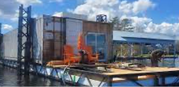 Photo of - Ontario wants to ban cottage country 'floating homes' made from shipping containers