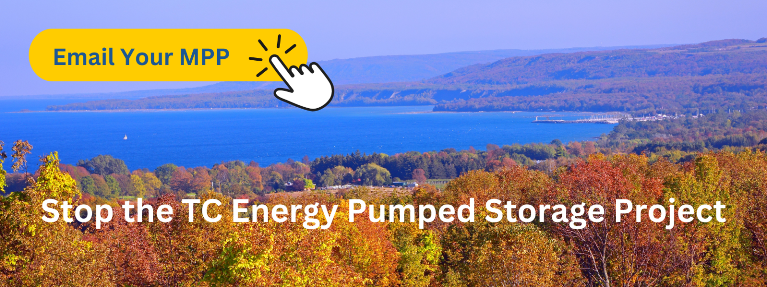 Photo of - Help Stop the Approval of the Pumped Storage Project at Meaford